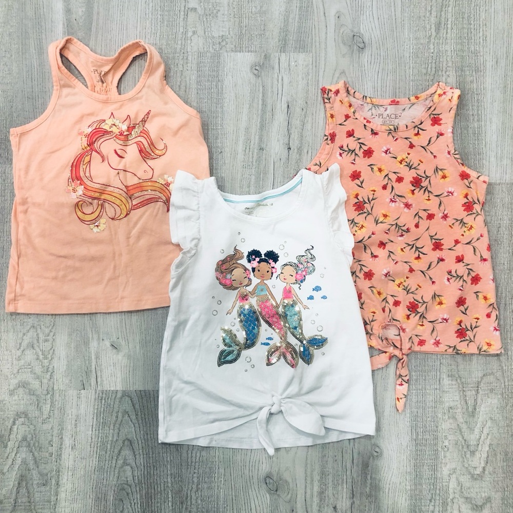 The Children’s Place & Tommy Bahamas Girls Tanks Size 5/6